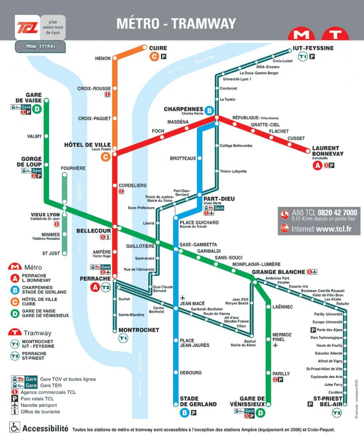 Lyon franța hartă de metrou