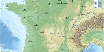 Harta Lyon geografice